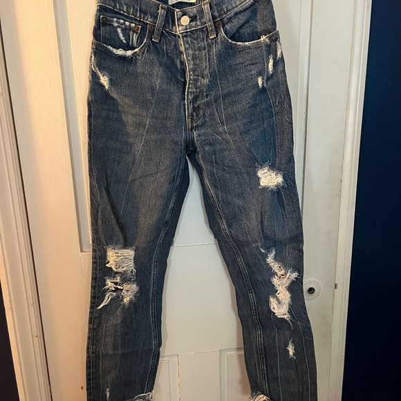 Abercrombie & Fitch Denim - Abercrombie & Fitch High Rise Blue Jeans
